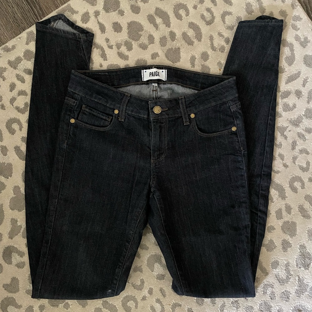 Paige Dark Blue Skinny Jeans 26